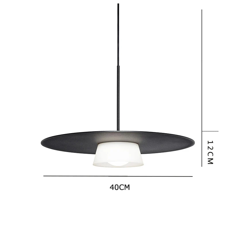 DecorBites™ Circular Coffee Shop Pendant Light: Creative Designer Homestay Lamp