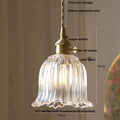 DecorBites™ Clear Glass LED Pendant Light: Modern Nordic Home Lighting Fixture