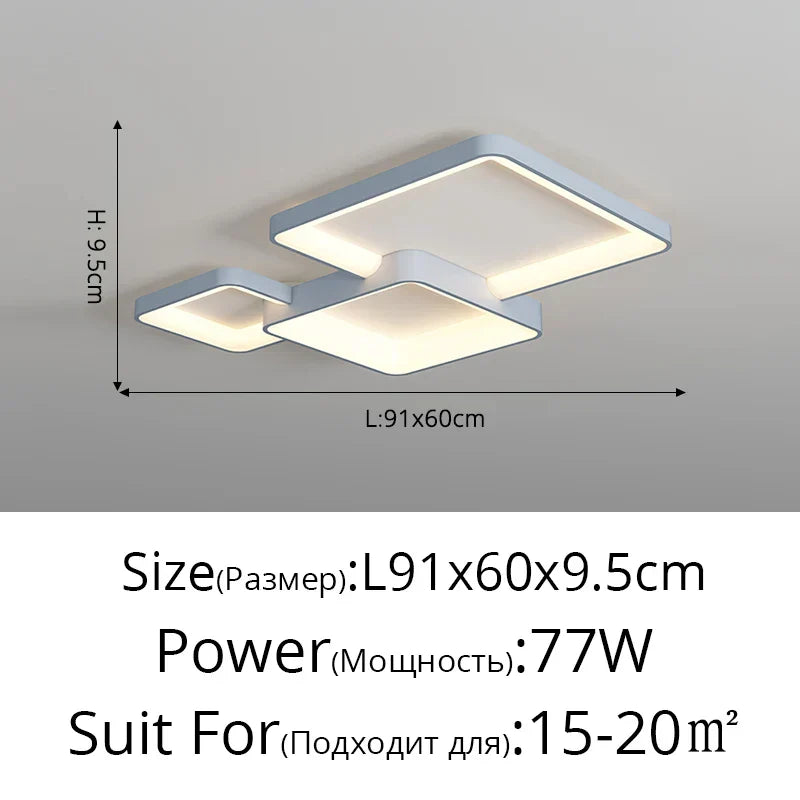 ثريا DecorBites™ LED: إضاءة داخلية عصرية لغرفة النوم، المطبخ، غرفة المعيشة، وغرفة الطعام