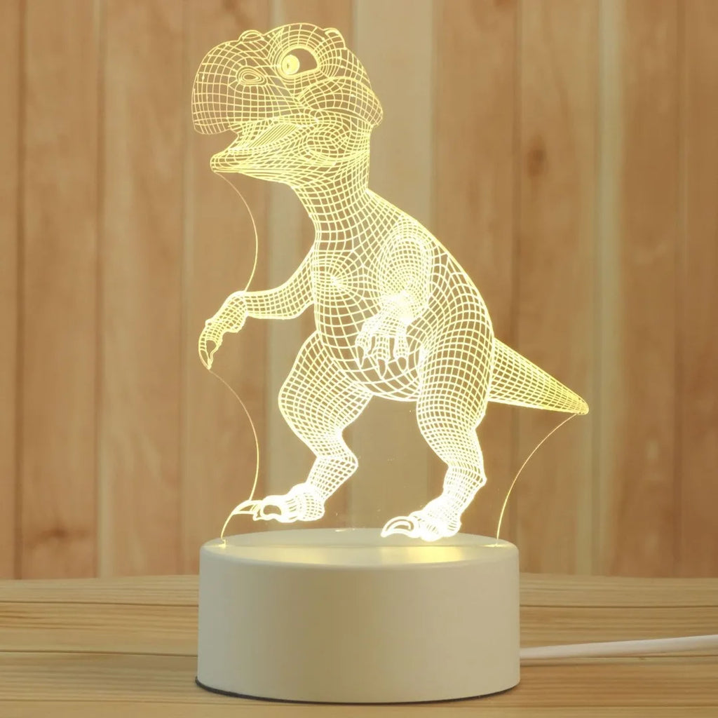 DecorBites™ 3D Acrylic Night Lamp | Boys Girls Gift Decor Bedroom Table Light