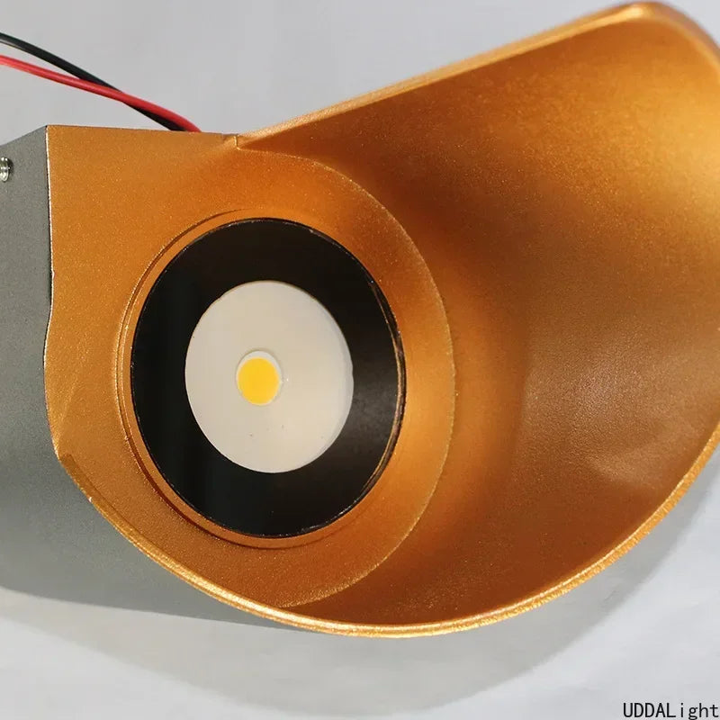 DecorBites™ Aluminum Outdoor Wall Lamp with Spiral Up and Down Light