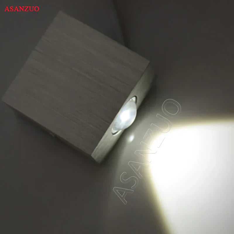 DecorBites™ 3W LED Square Wall Lamp Spot Light Modern Home Decoration