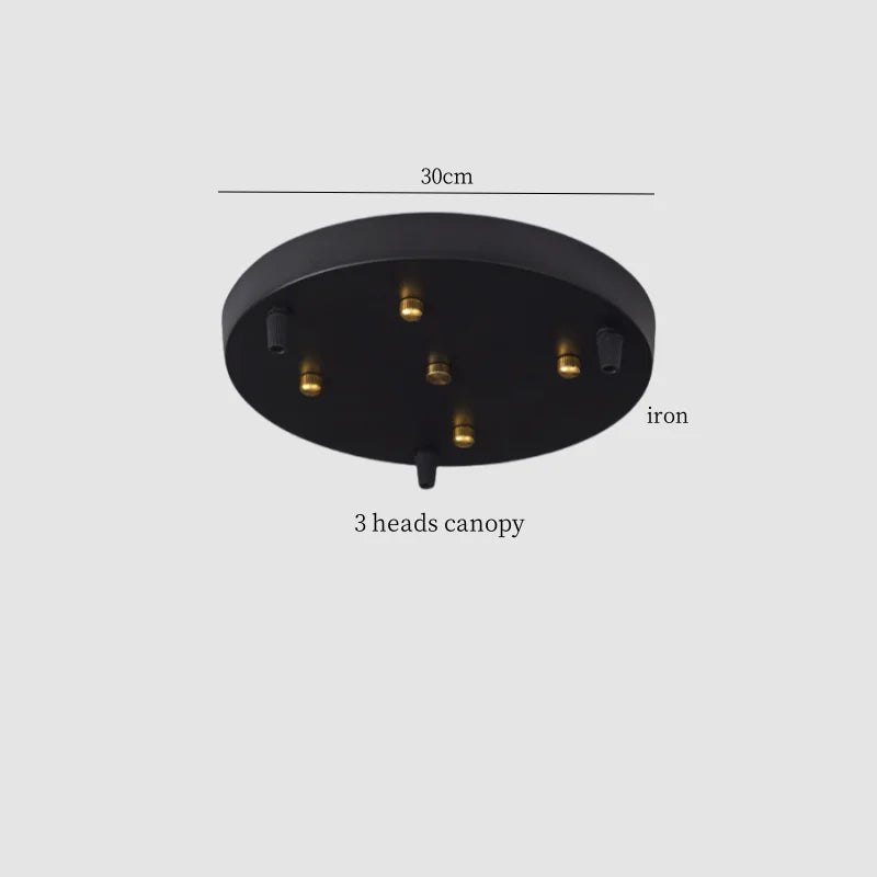 DecorBites™ Cream Marble LED Pendant Light: Modern Nordic Hanging Lamp for Living, Bedroom, Kitchen