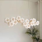 Modern Linear Metal Pendant Light for Kitchen Island