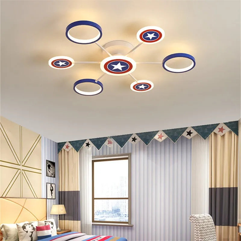 DecorBites™ Plafonnier LED de Dessin Animé pour Enfants | Lampes Décoratives pour Chambre de Garçons et Filles