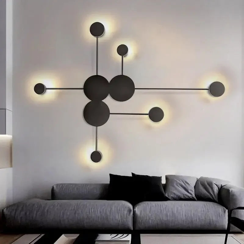 DecorBites™ Creative Line RGB Led Wall Lamp for Living Room, Bedroom, Nordic Minimalism
