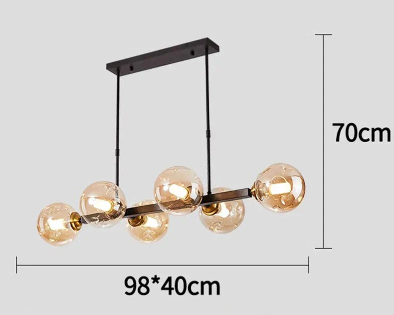 DecorBites™ Lustres LED suspendus : Éclairage intérieur moderne pour salon et salle à manger