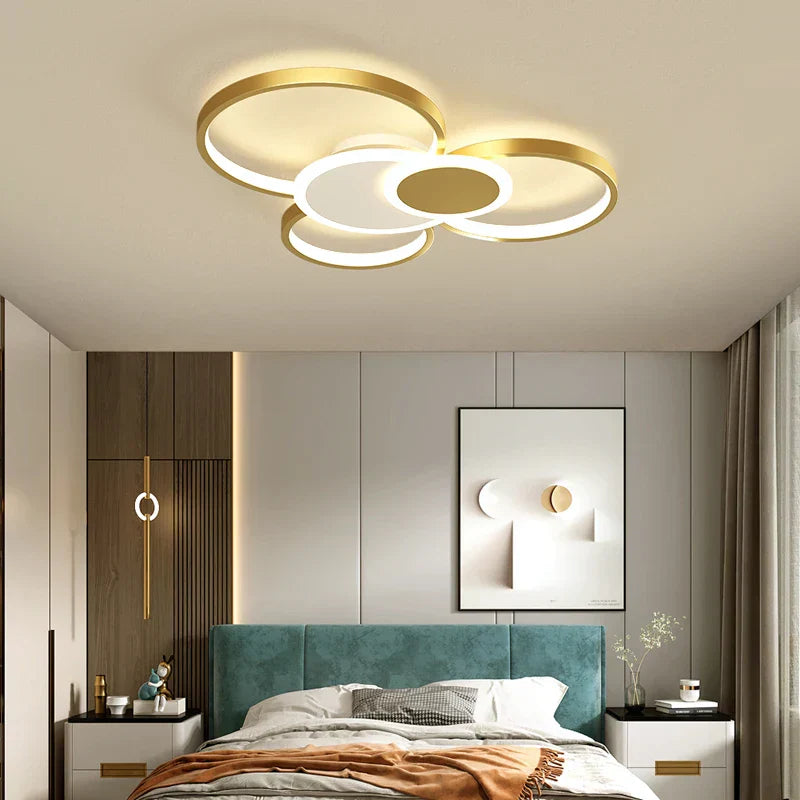 DecorBites™ Acrylic Chandelier Light Modern Minimalist Ceiling Lamp for Living Dining Bedroom