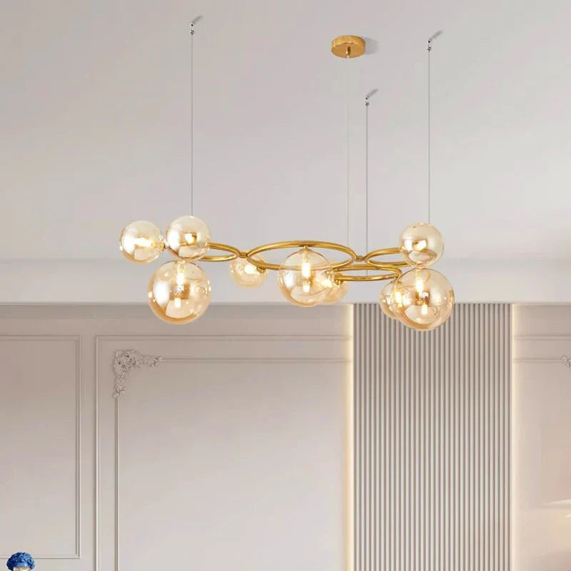 ثريا معلقة LED من DecorBites™ لديكور الغرف الداخلية الأنيق