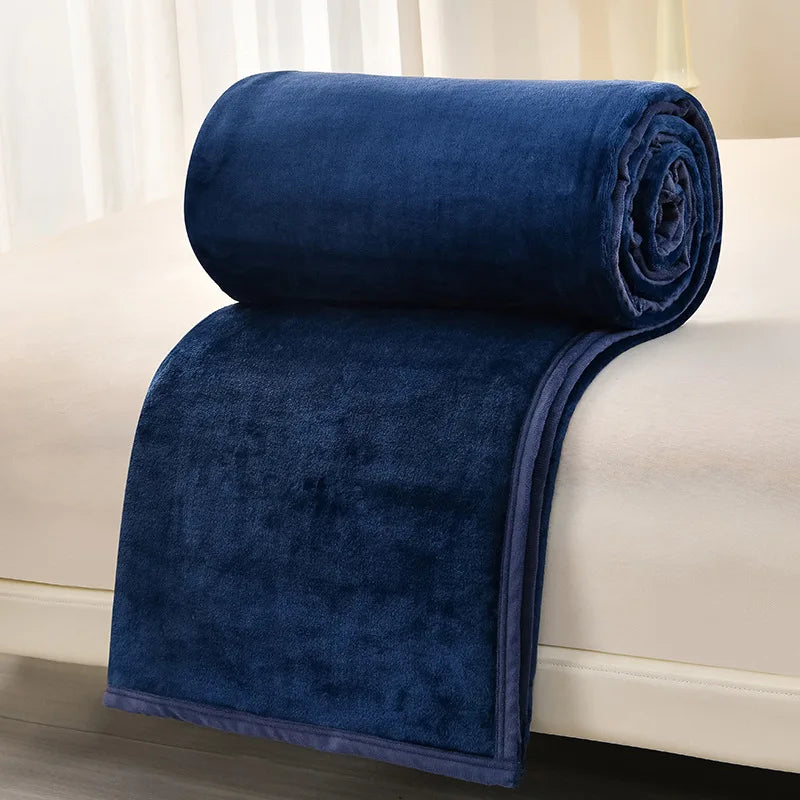 DecorBites™ Cozy Flannel Blanket: Multi-Functional Sofa Cover for Adults