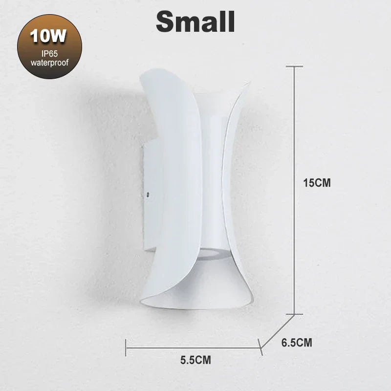 DecorBites™ LED Waterproof Wall Lamp 10W Modern Luxury Indoor Outdoor Sconce Light