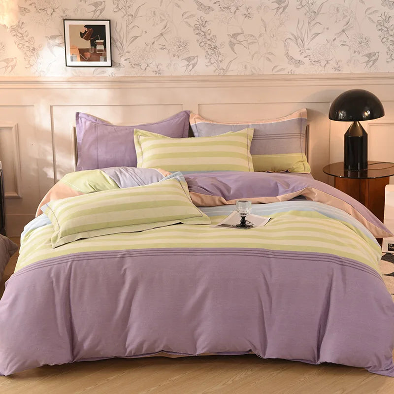 DecorBites™ Cotton Thickened Bedding Set - Single/Double Size, High Quality, Warm & Soft.