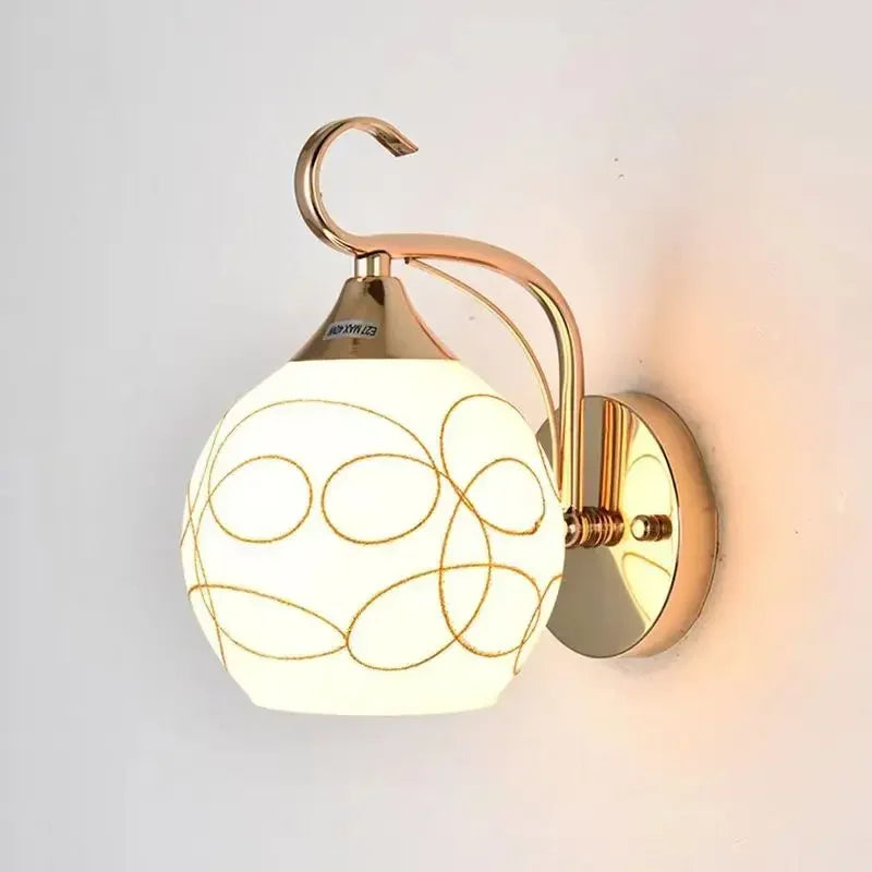 DecorBites™ Crystal Wall Sconce - Elegant Bedroom Wall Light for Home Lighting