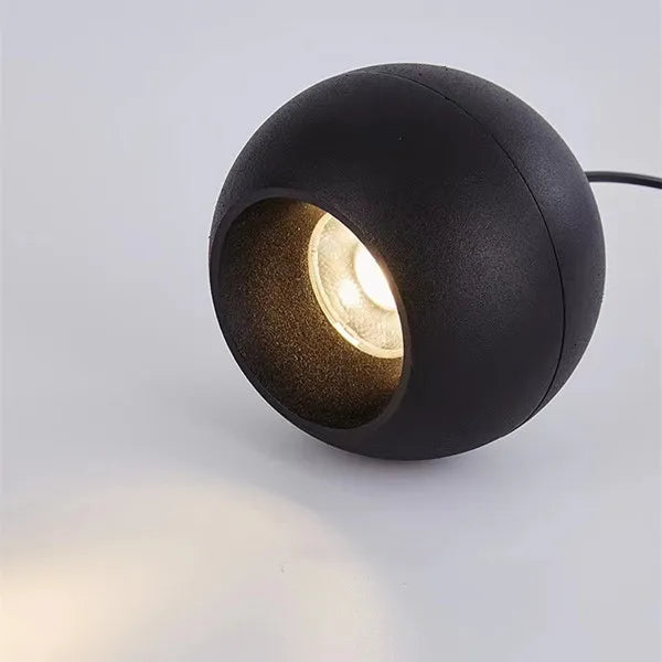 Modern Black Aluminum COB Pendant Light
