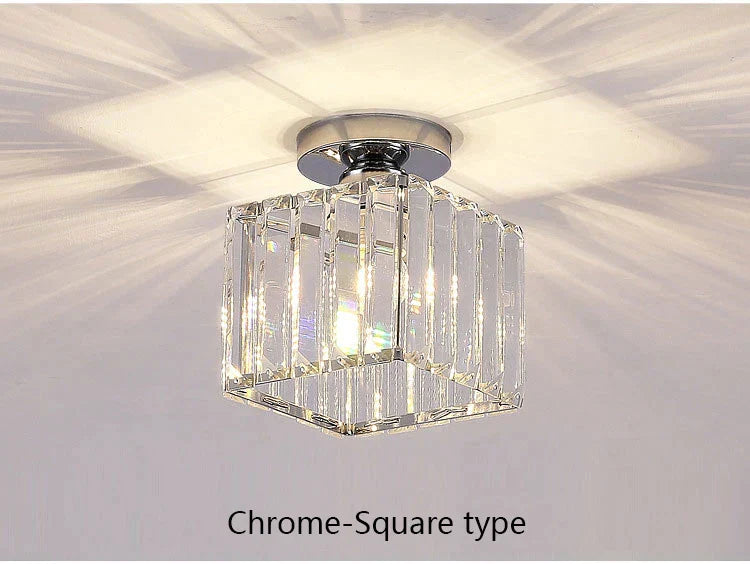 DecorBites™ ثريا كريستال LED للممرات والمداخل والمساحات المعيشية