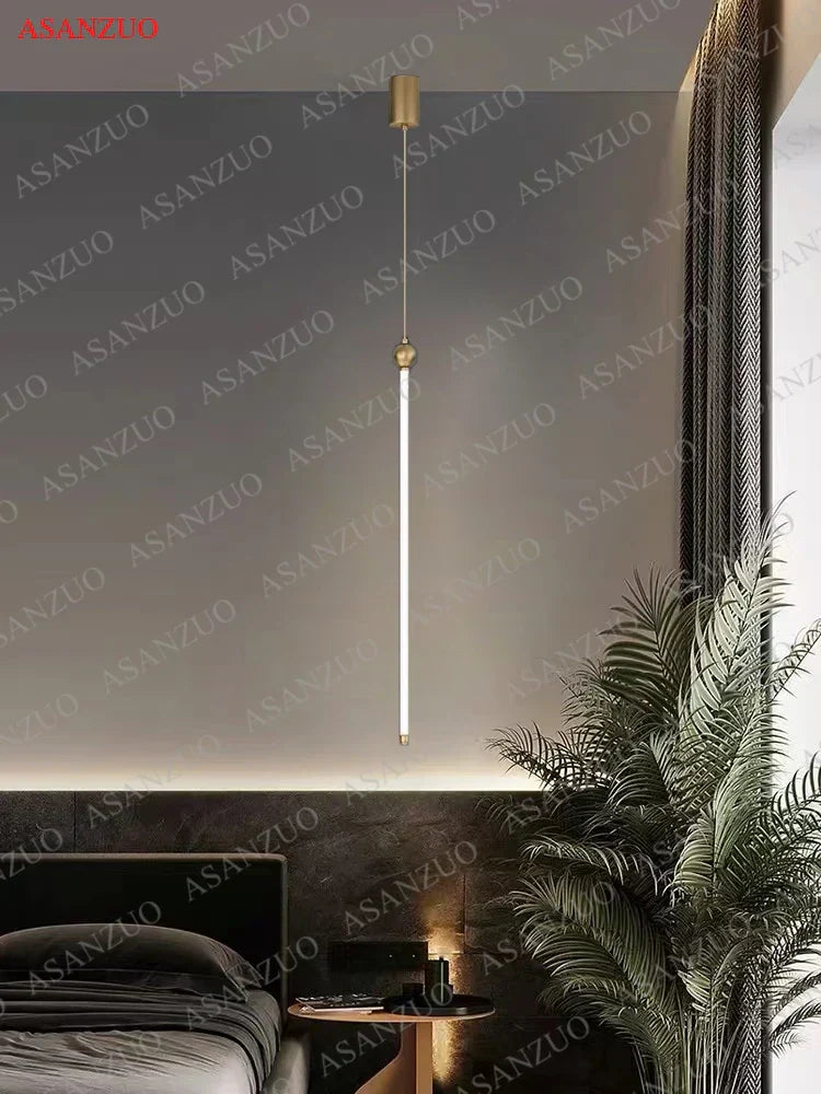 DecorBites™ LED Strip Pendant Lamp for Dining Kitchen Bedroom, Minimalist Design