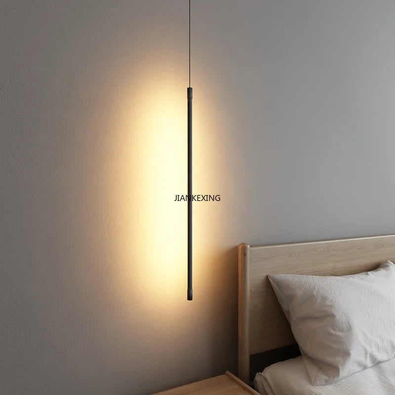 ثريا LED لاين من DecorBites™: إضاءة إبداعية بنمط شمالي لغرفة المعيشة وغرفة النوم