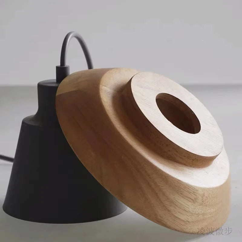 Nordic Macaron Wood Pendant Light