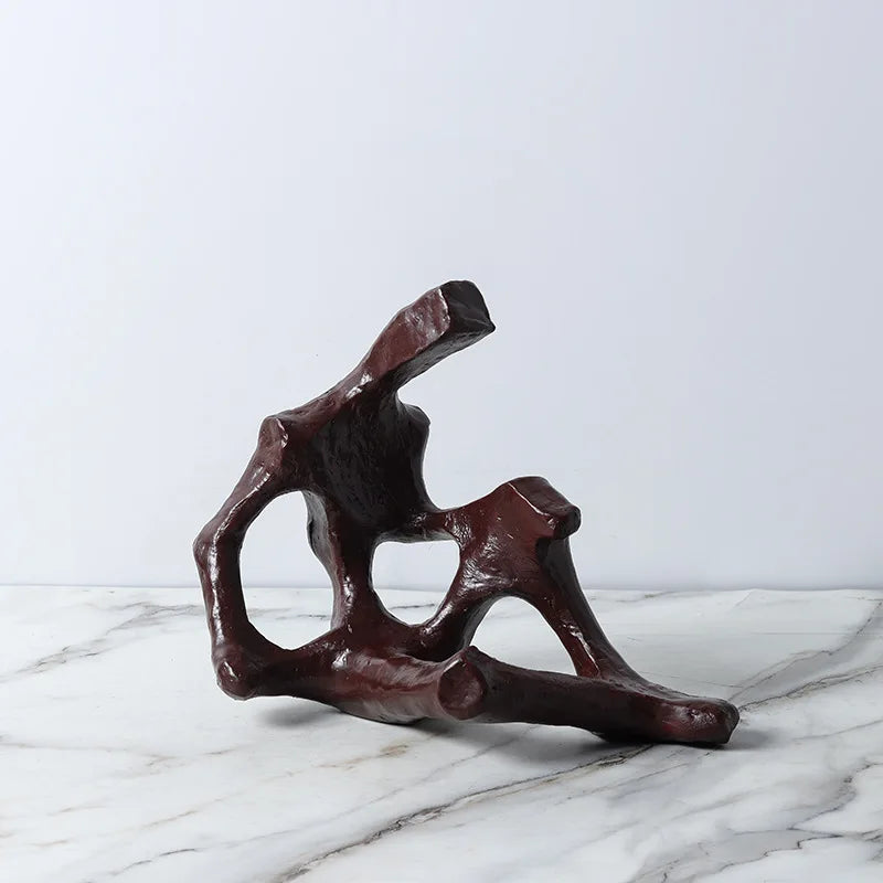 DecorBites™ Abstract Skeleton Decor Figure Sculpture | Home Decoration Figurine