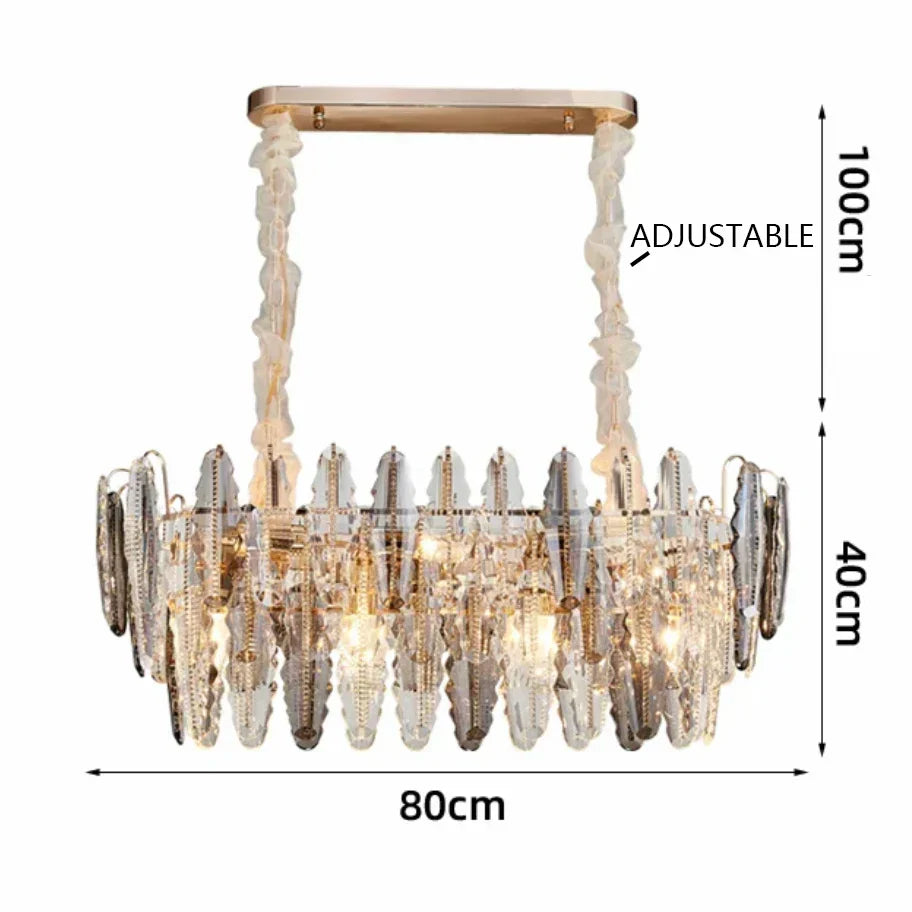 Lustre LED Leaf DecorBites™ : Éclairage de décoration moderne pour salon et escalier tournant duplex