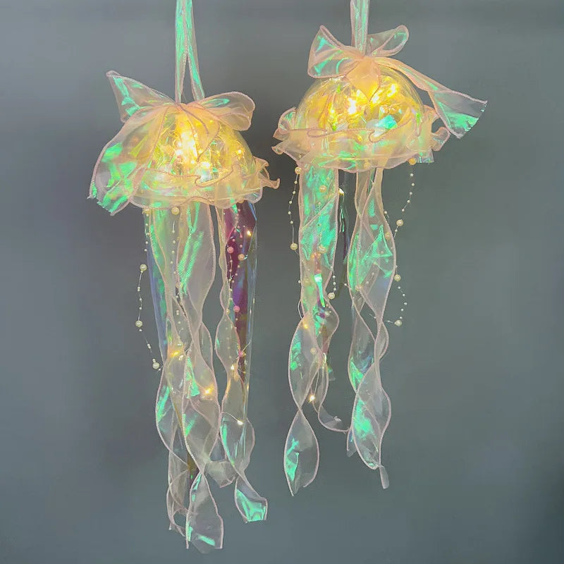 DecorBites™ فوانيس قنديل البحر: ديكور حفل عيد ميلاد تحت البحر