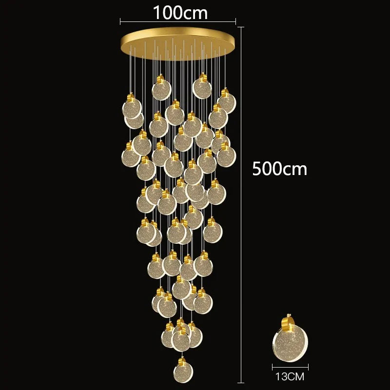 ثريات ديكور بايتس™ LED المتدلية لديكور المنزل العصري والإضاءة الداخلية