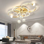 Modern Iron and Acrylic LED Pendant Chandelier