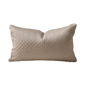 DecorBites™ Convex Rings Geometry Jacquard Pillowcase Cappuccino Luxury Cushion Cover
