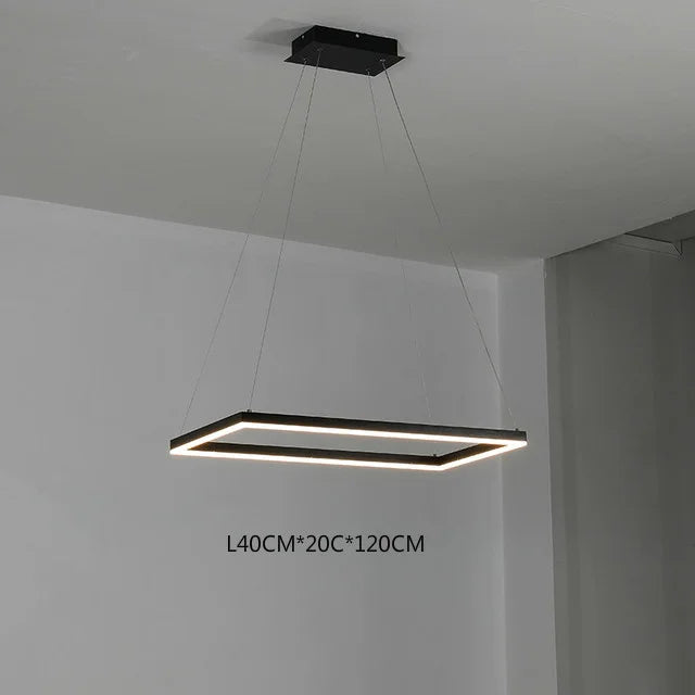 مصابيح معلقة بإضاءة LED من الأكريليك من ديكور بايتس™، مصباح معلق عصري لغرفة الطعام والمطبخ وديكور الدور العلوي