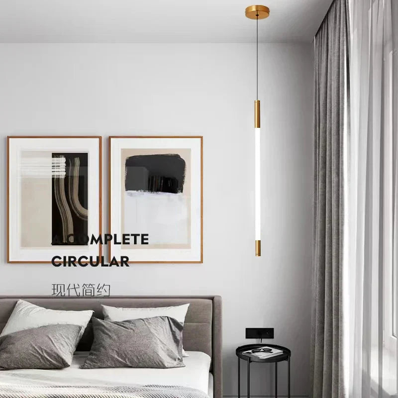 مصباح جداري DecorBites™ Gold Bar LED للديكور المنزلي في غرفة الطعام والمطبخ وغرفة النوم