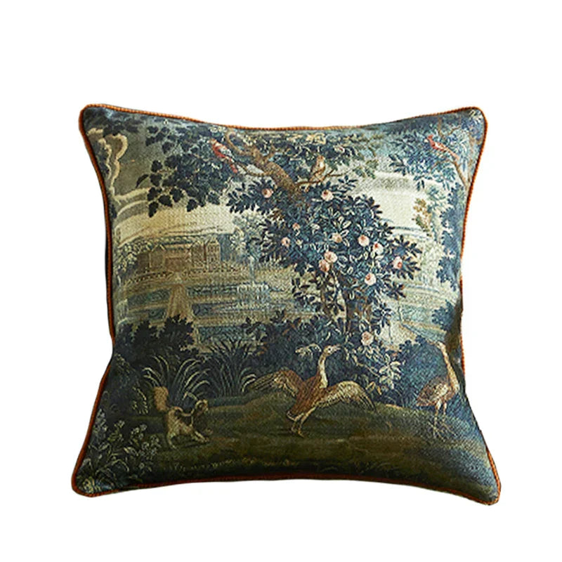 DecorBites™ Guvinci Horse Decorative Cushion Cover 45x45cm for Living Room Sofa