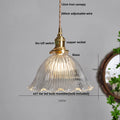 DecorBites™ Clear Glass LED Pendant Lights with Copper Knob Switch for Dining Room