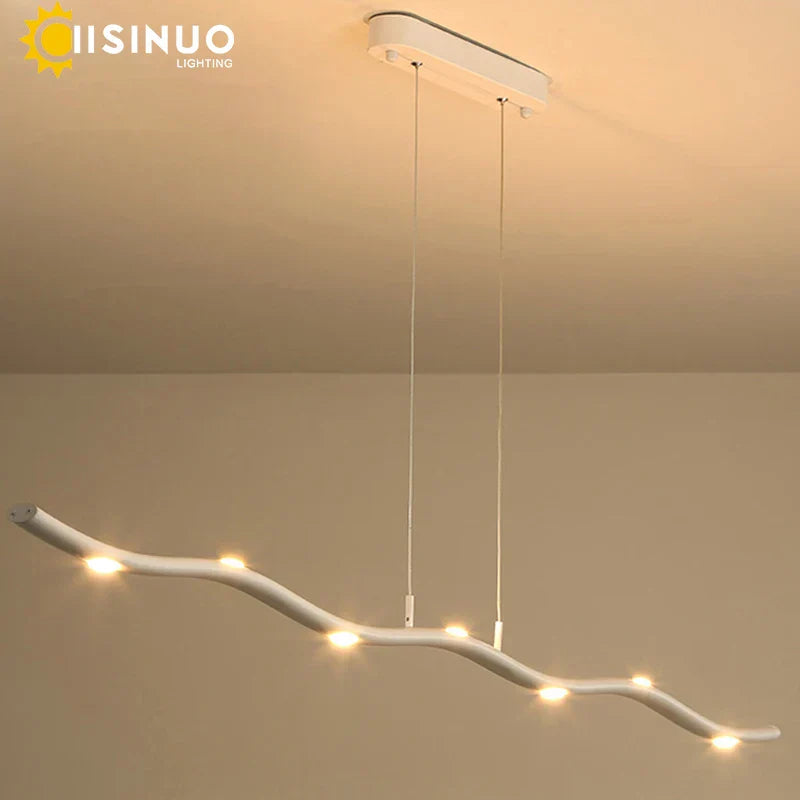 DecorBites™ LED Wave Pendant Light for Office Dining Living Room Decor