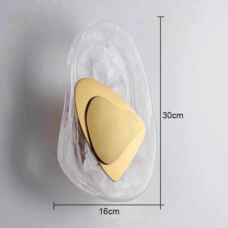 DecorBites™ Crystal Wall Lamp: Modern Bedroom & Living Room LED Lighting