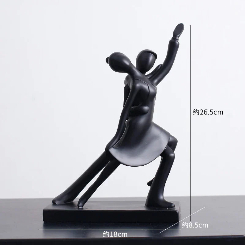 DecorBites™ Abstract Resin Sculpture Modern Desk Decoration Minimalist Figures Ornaments