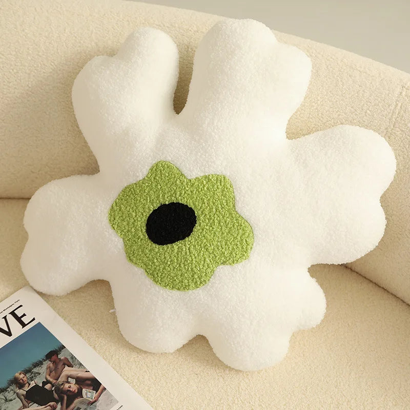 DecorBites™ 3D Flower Shaped Decorative Throw Pillow for Home Sofa Chair