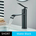 DecorBites™ Basin Faucet: Hot Cold Water Mixer Tap for Bathroom Vessel Washbasin