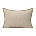 DecorBites™ Geometric Brown Leather Splicing Throw Pillow Cover 45x45cm Luxe Square Cushion Case