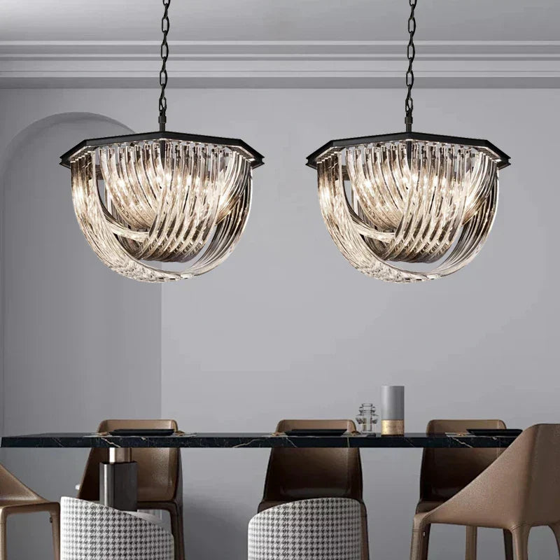 DecorBites™ Crystal Glass Pendant Lights, Dimmable Modern Lighting