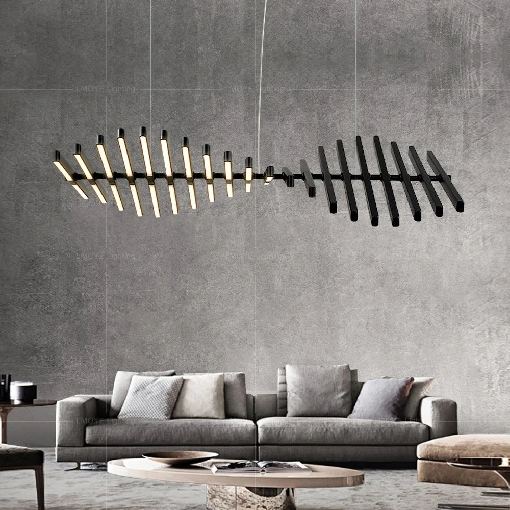 ثريا سقف LED DecorBites™ لجزيرة المطبخ، غرفة المعيشة، غرفة الطعام، إضاءة البار