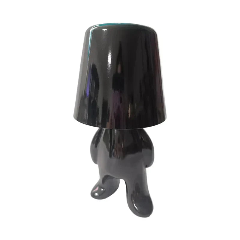 DecorBites™ Little Golden Man Table Lamp - Art Decor Night Light for Living Room and Children's Room