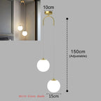 Modern Glass Globe Pendant Light