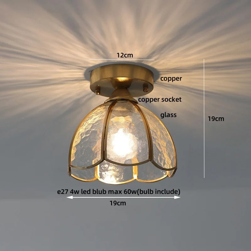 أضواء سقف زجاجية مزهرة DecorBites™ LED - مصابيح سقف حديثة على الطراز الاسكندنافي