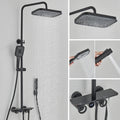 DecorBites™ Grey Thermostatic Digital Shower Faucet Set with Rainfall System