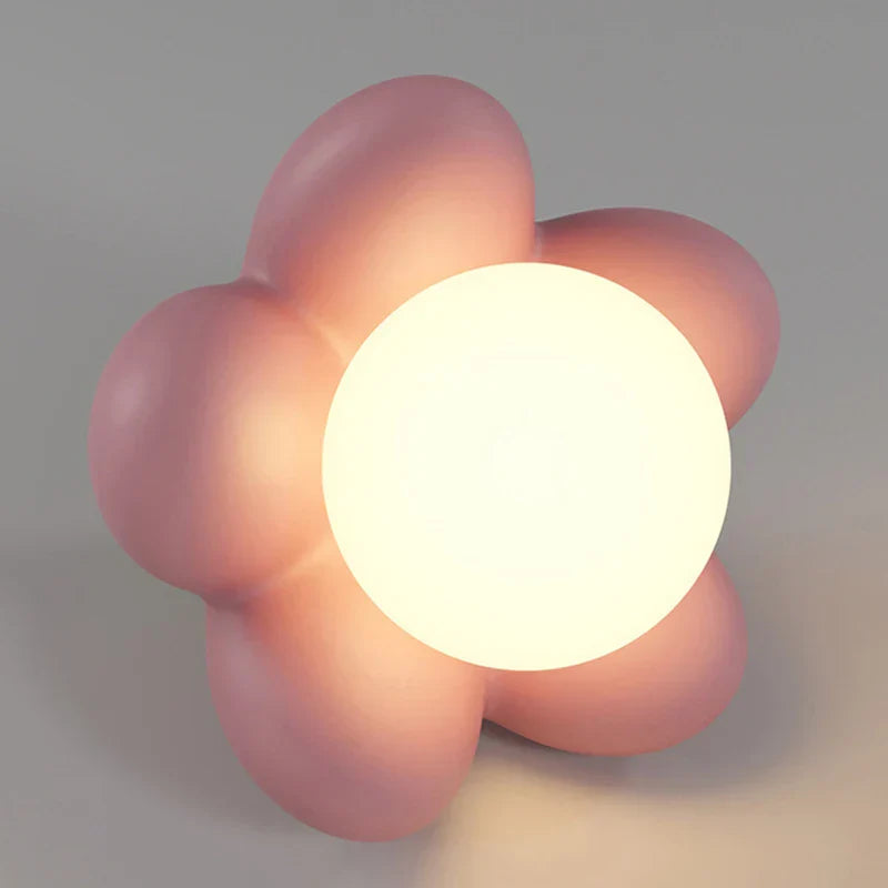 DecorBites™ Cream Flower Wall Lamp: Nordic Style Indoor Lighting for Living Room and Bedroom