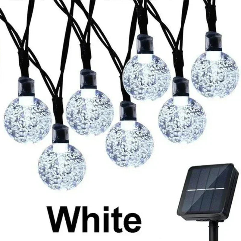 DecorBites™ Crystal Fairy Solar String Lights - 8 Modes Waterproof Outdoor Patio Decor