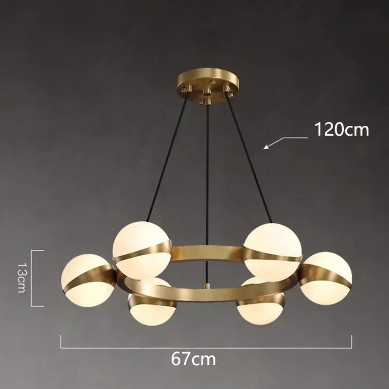 مصابيح قلادة أكريليك LED من DecorBites™ لديكور المنزل