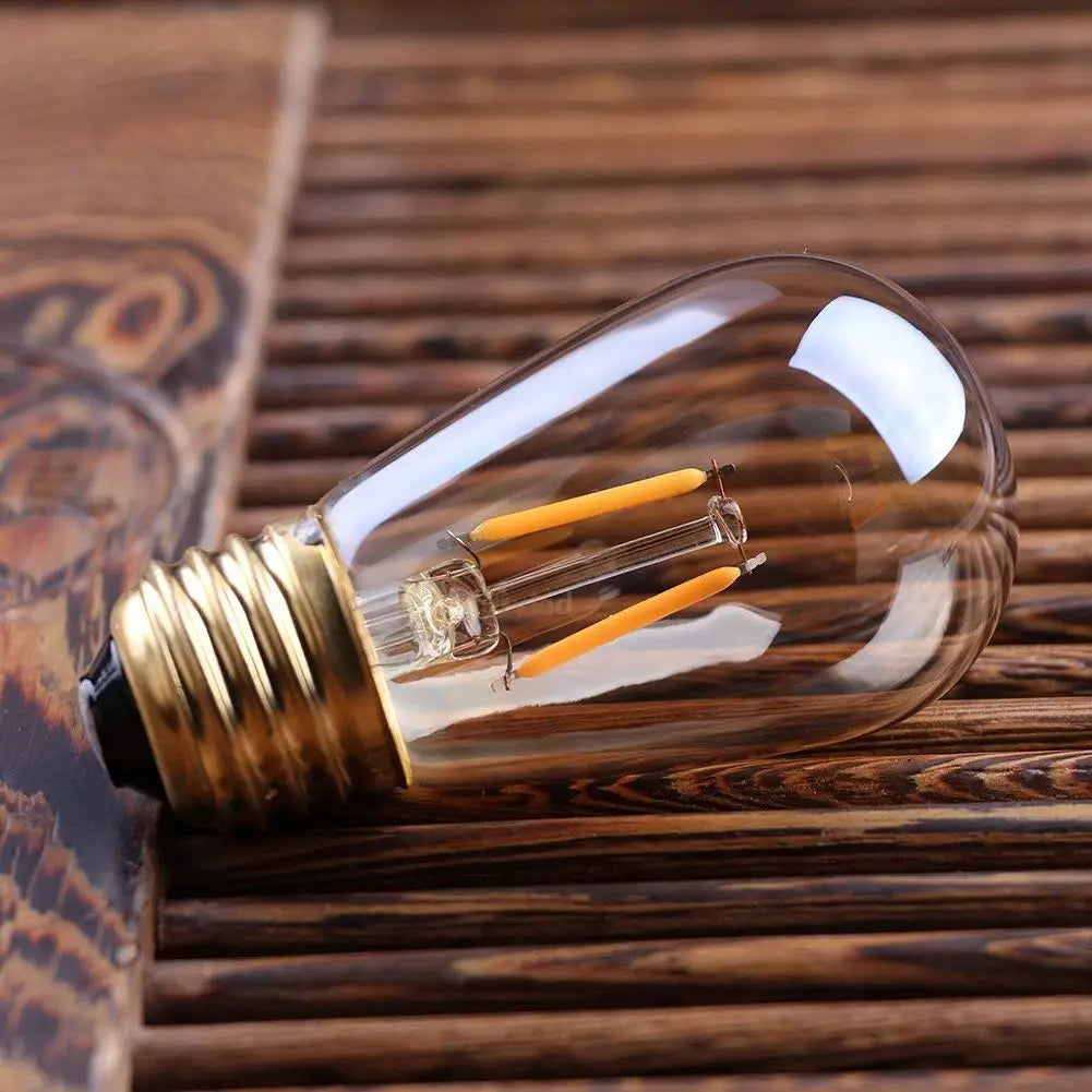 DecorBites™ 1W Dimmable E27 LED Edison Bulb ST45 Amber Glass 10-Pack