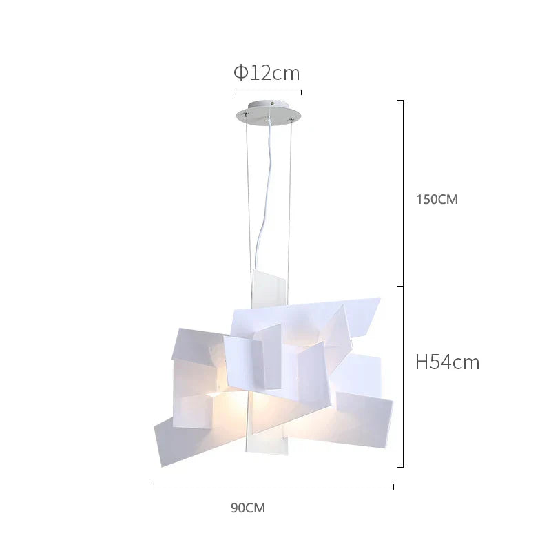 DecorBites™ Acrylic Leaf Pendant Lamps: Modern Ceiling Hanging Light for Kitchen Island & Living Room