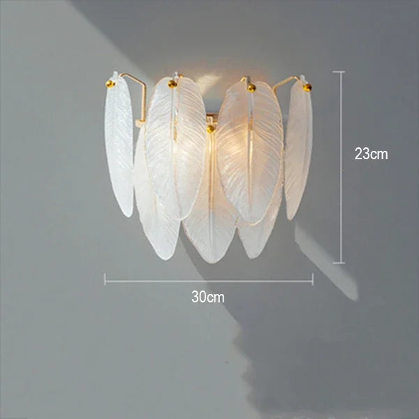 DecorBites™ Crystal Feather Chandelier: Luxury Pendant for Home Decor & Designer Ceiling Fixture